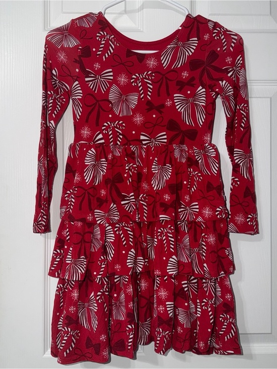 Little Sleepies Other - NWT Play by Little Sleepies Holiday Bows Tiered Dress Size 8